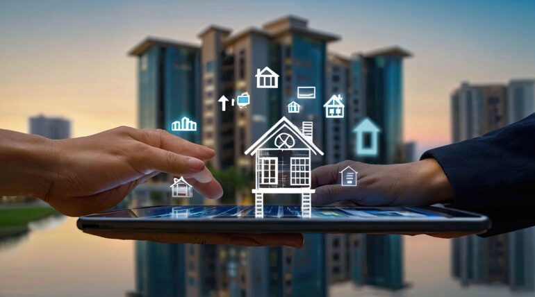 Real Estate Hologram Concept